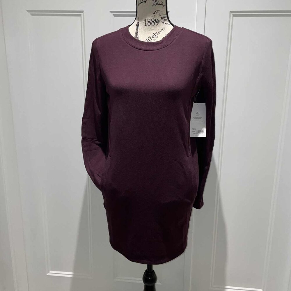 ATHLETA Balance Dress - M Petite | Spiced Cabernet – NEW WITH TAGS